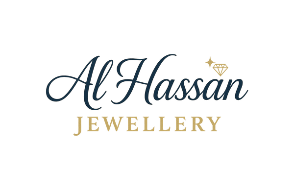 I Want logo for my store I want text Modified Logo i want everything in text look pretty enggaing and attracting name of store is Al Hassan Jewellery And a small diamond in text only gave text logo